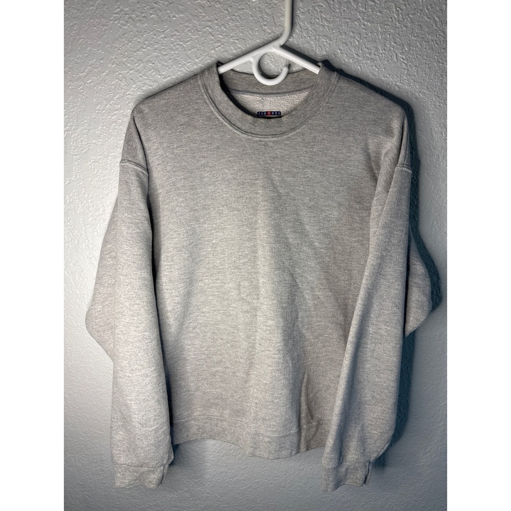 Vintage 90s Jerzees Sweatshirt Mens Medium Grey Excellent